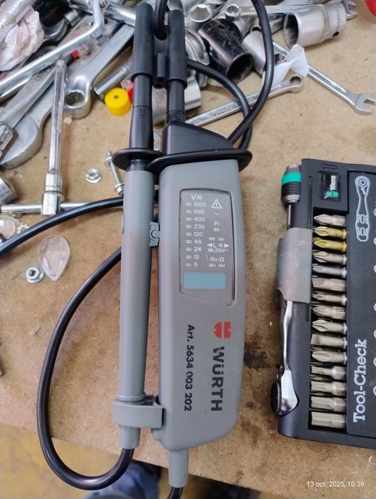 Tester tensiune Wurth, polaritate , testare RCD 30ma