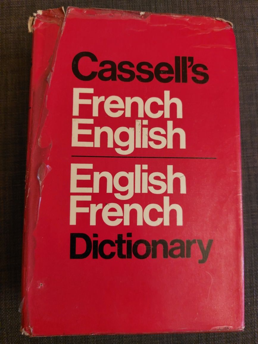 Vând dicționar englez - francez cassell