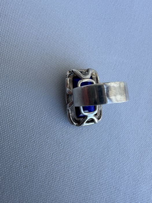 Inel din argint si lapis lazuli