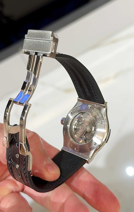 hb classic fusion 42mm silver
