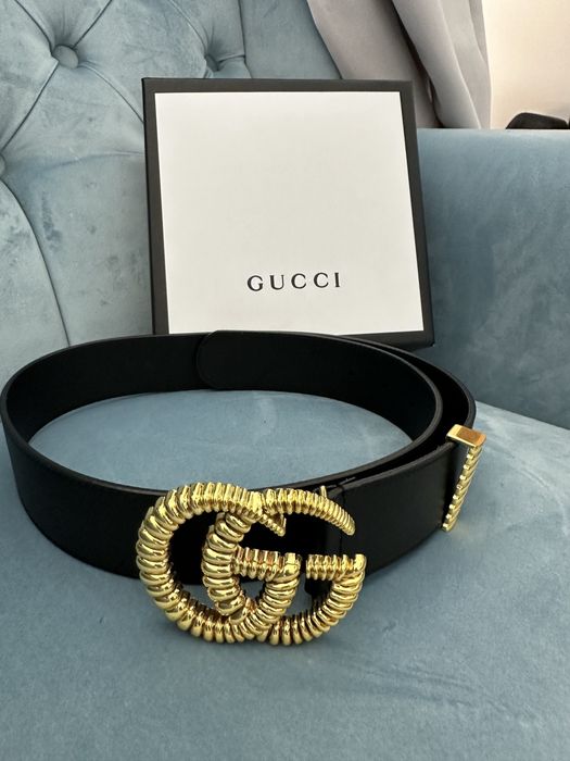 Curea Gucci, noua, piele, cutie si saculet