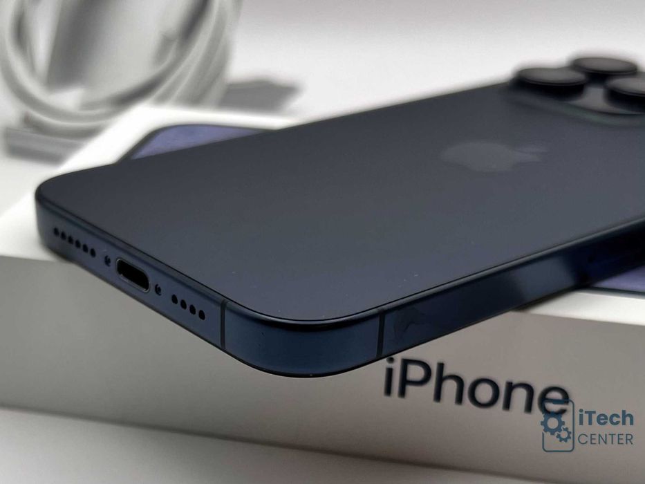 iPhone 15 Pro MAX, 256GB, Blue, 90% батерия, КАТО НОВ, ГАРАНЦИЯ!