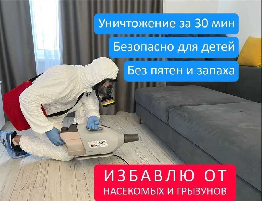 Дезинфекция Dezinfeksiya klop klapa клоп клапа таракан блох запахи