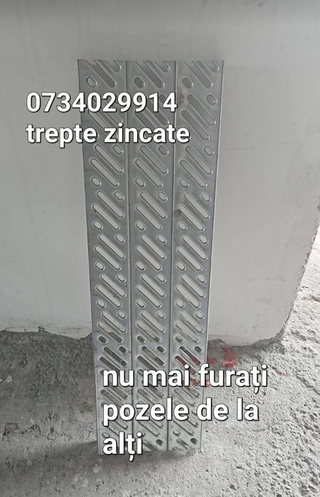 Trepte zincate zincate