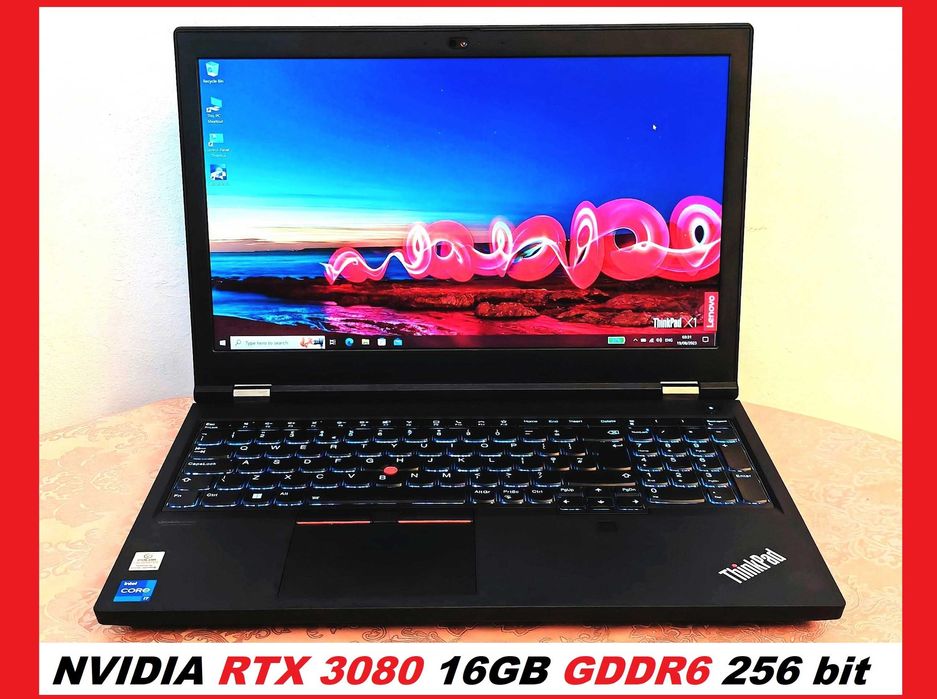 RTX 3080 16GB/4K UltraHD/Core i7-11800H/32GB RAM/1TB SSD/ThinkPad T15g