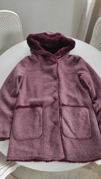 Дамско палто с качулка