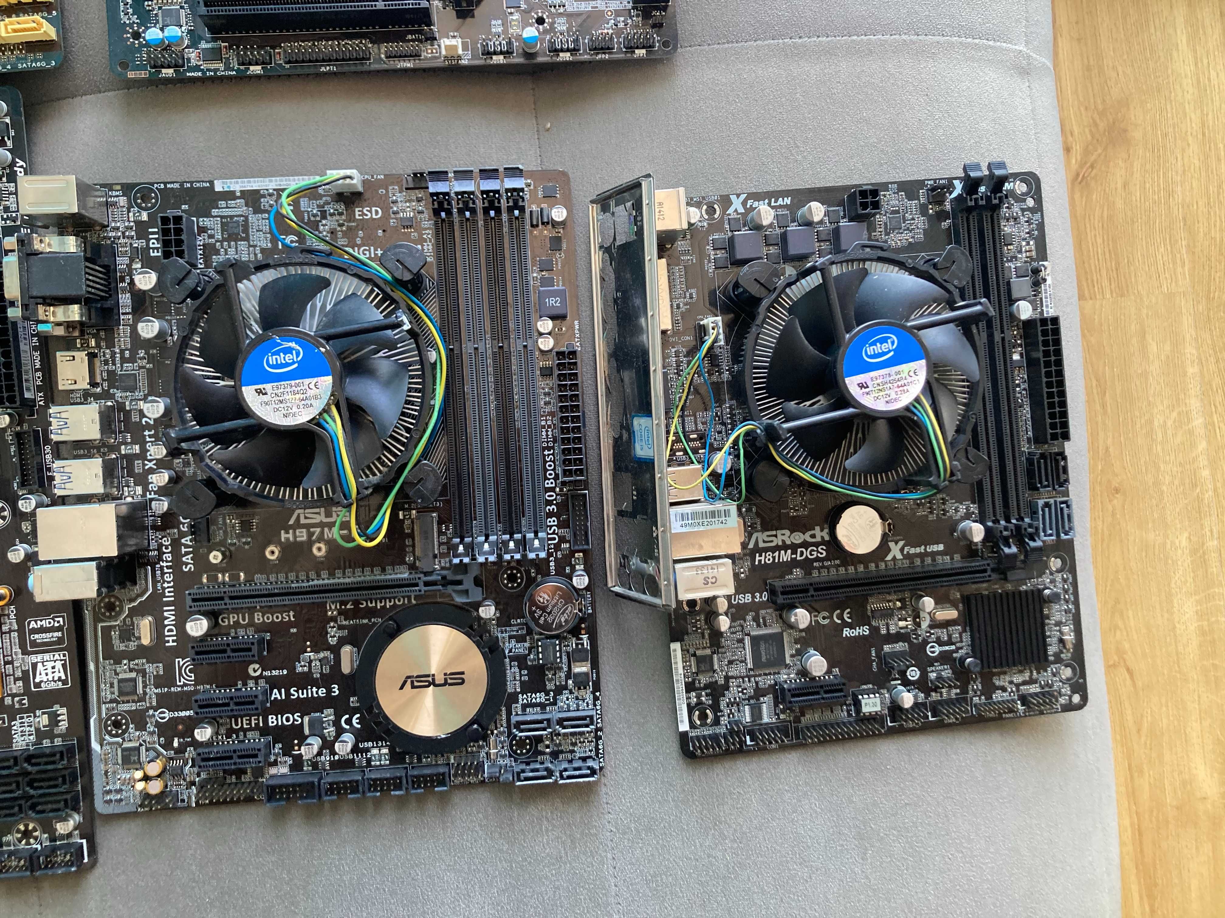 Дънни платки LGA 1150/Asus Z87-K,H97M-E/Gigabyte Z97-HD3/Asrock H81M