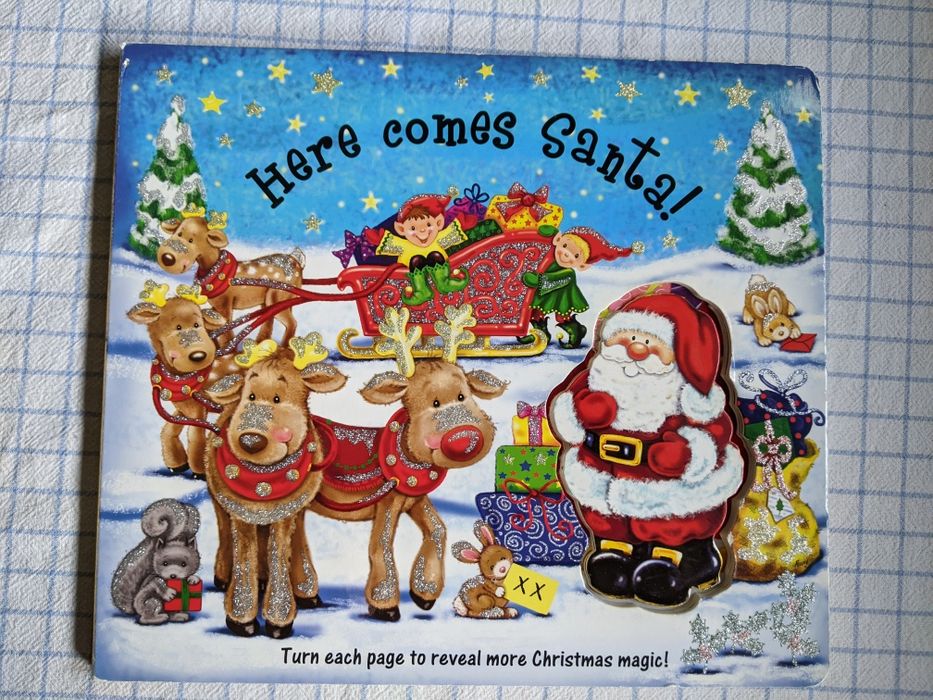 Коледна книжка, с "прозорчета", 2-3 г., САЩ