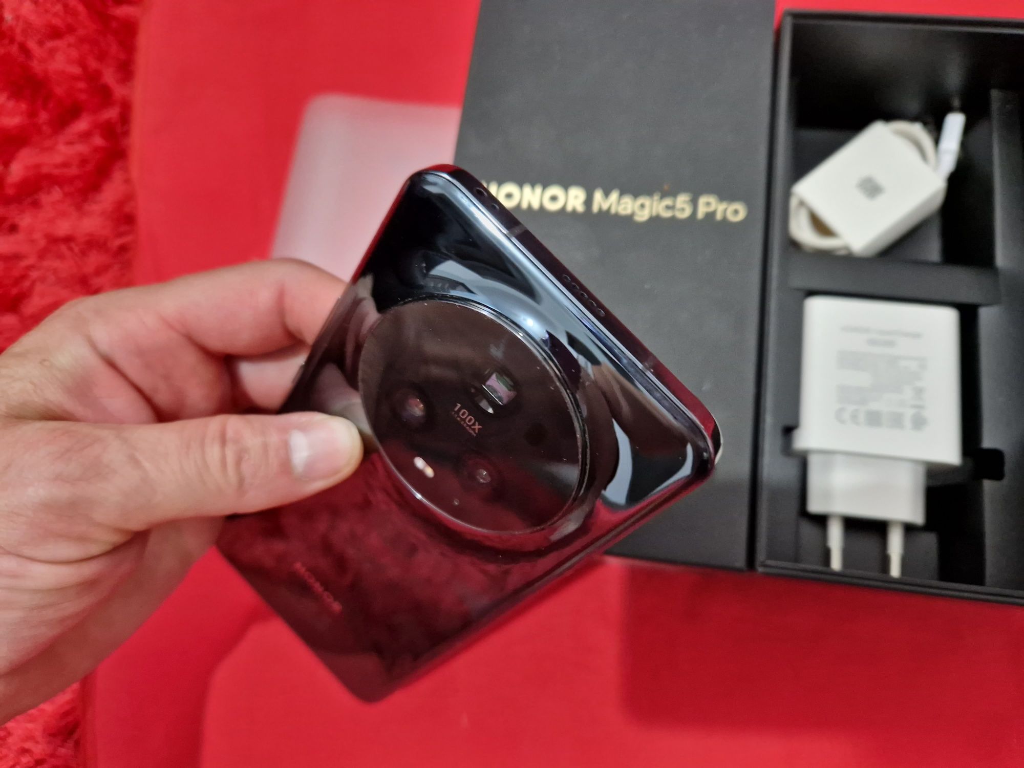 -Honor Magic 5Pro, ca Nou, 512Gb, 12Ram, Black, stare ireprosabila, fo