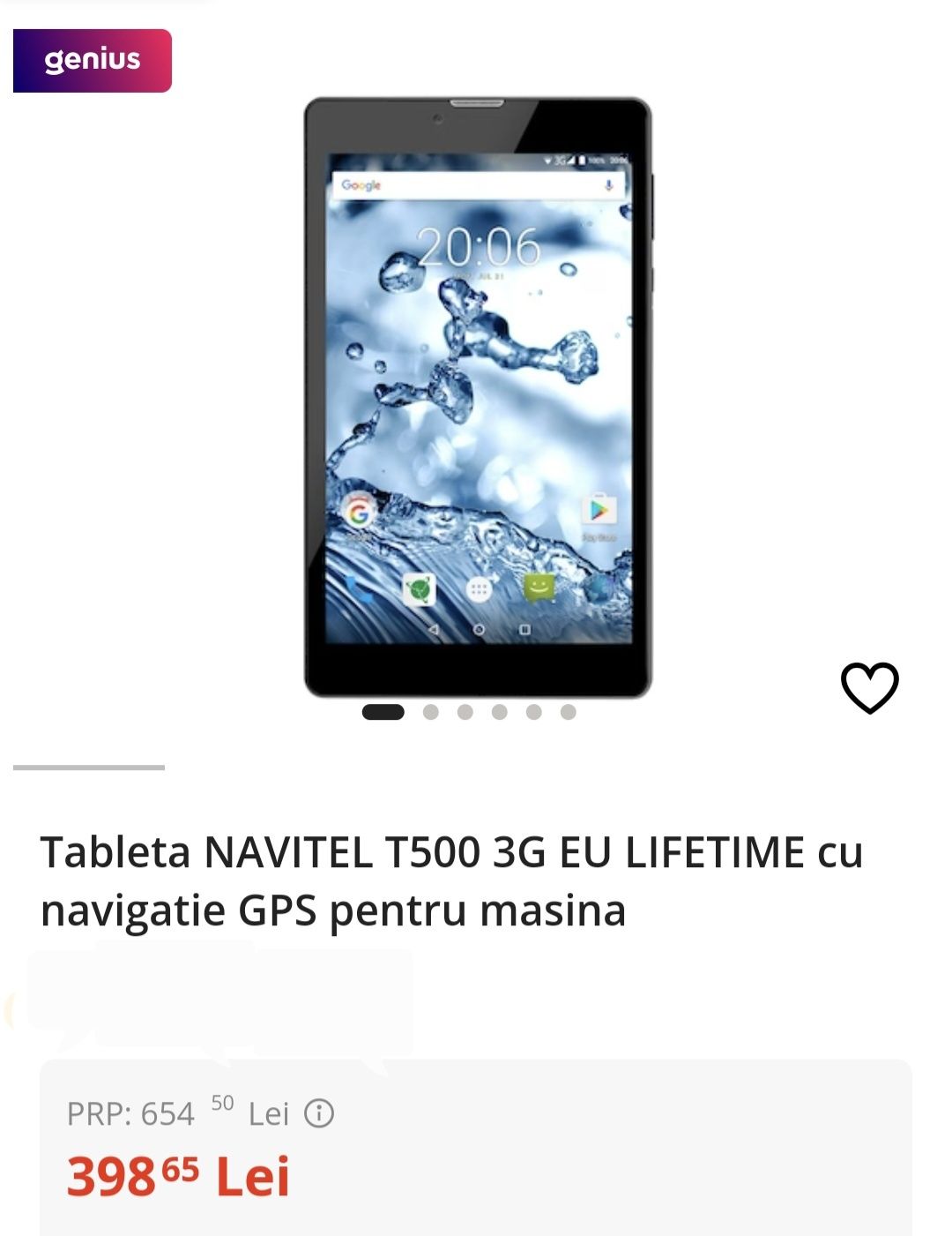 Tableta  Navitel T500 3g