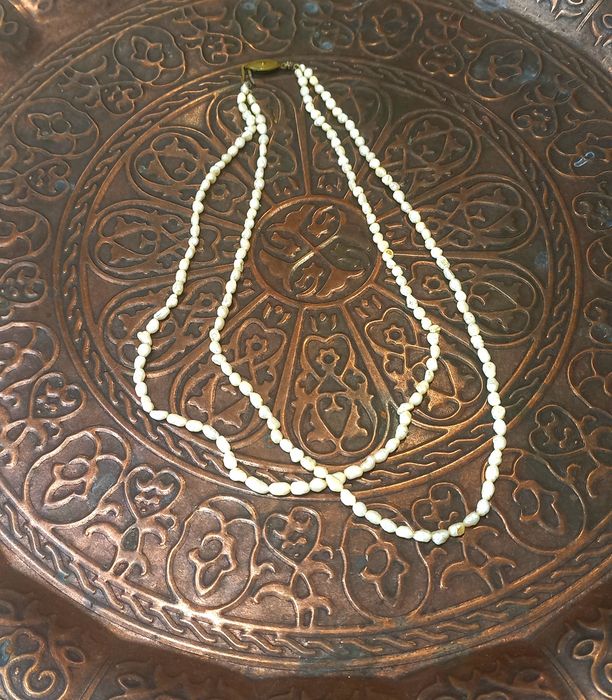 Старинна  перлена огърлица