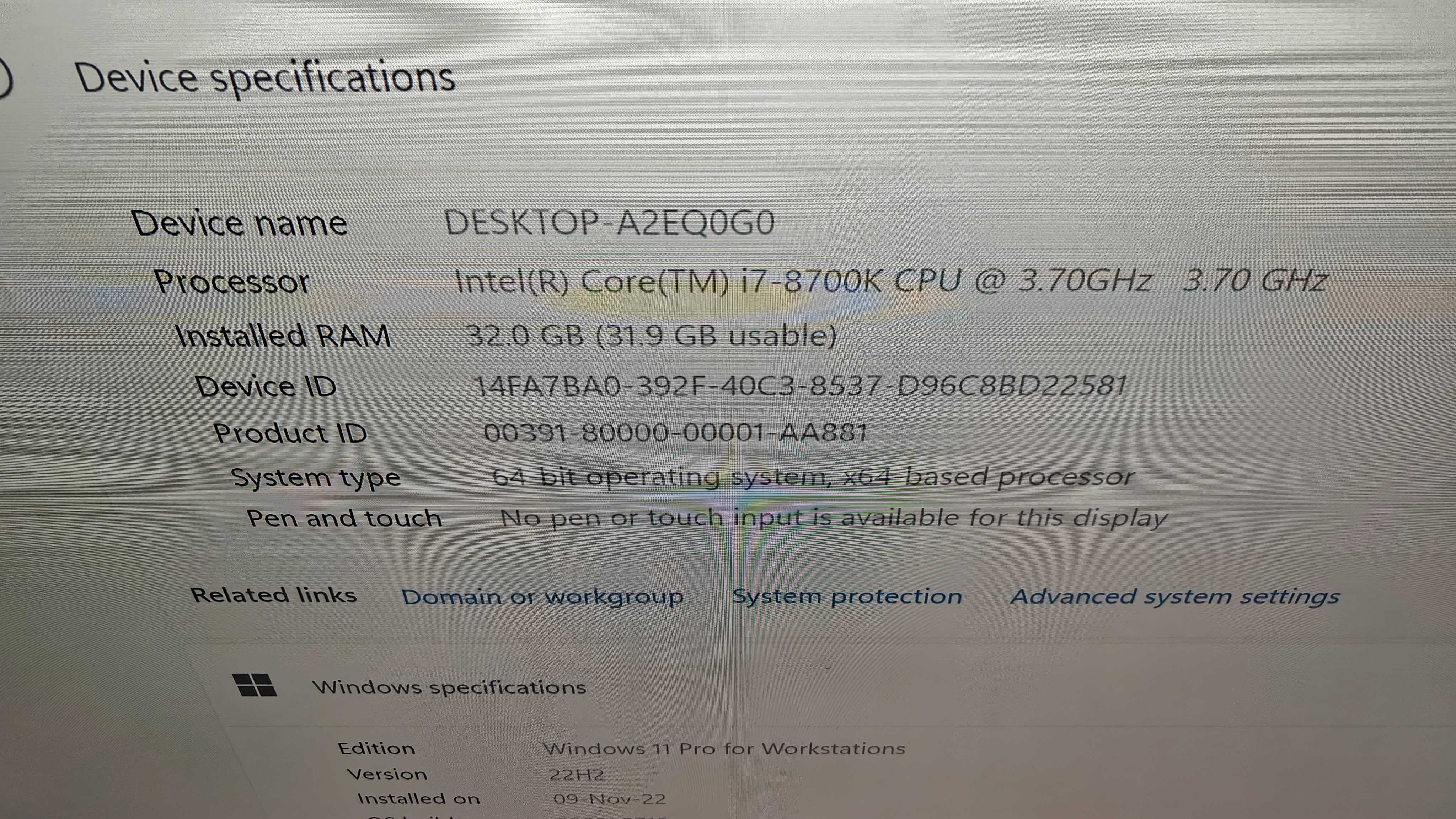 PC GAMING i7-8700k + Gigabyte GTX 1080TI + 32 ram Corsair