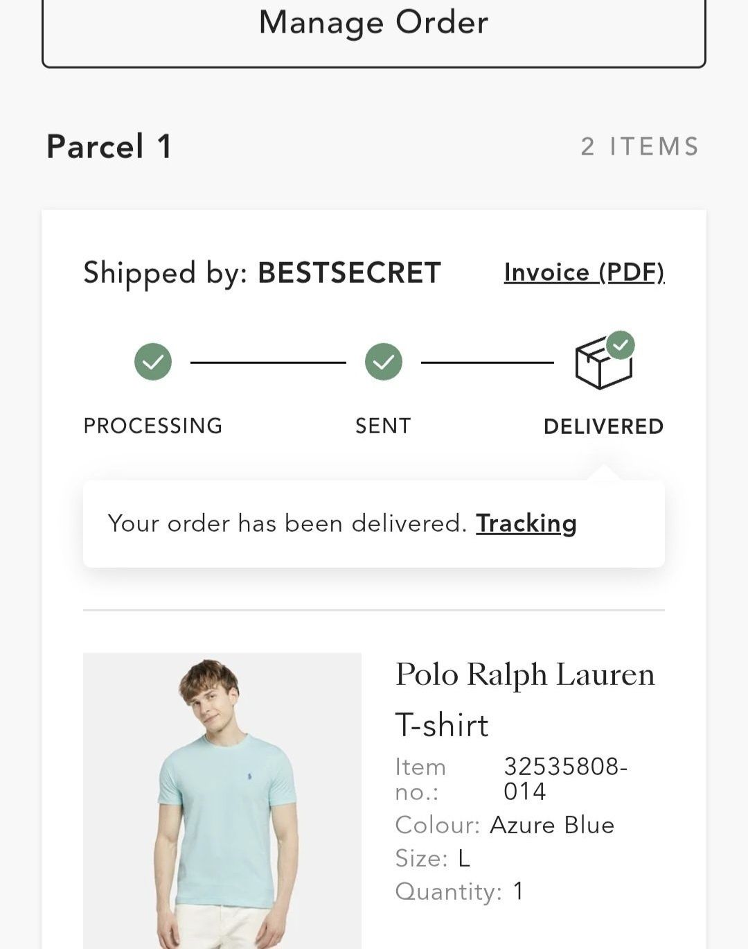 НАМАЛЕНИЕ! Оригинална тениска Polo Ralph Lauren- Размер Л - Azure Blue