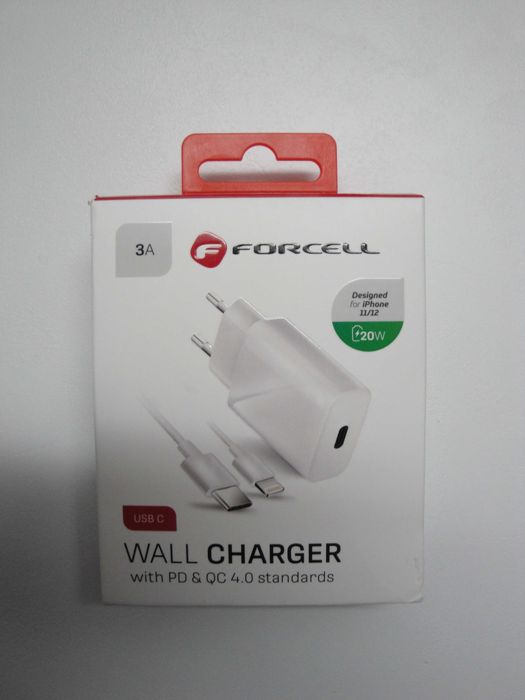 Бързо зарядно за Iphone Travel Charger forcell 20w with pd and qc 4.0