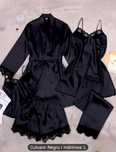Set 5 pijamale de dama din satin.