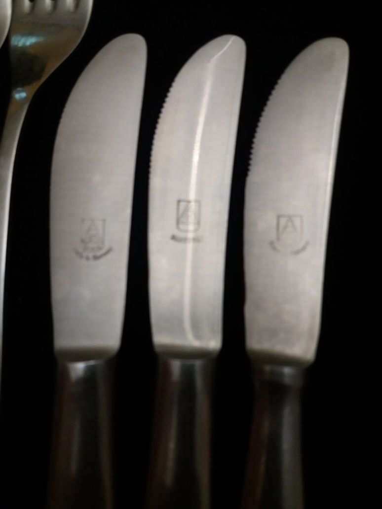Ложки.вилки ножи Германия хром/никель18/10 ABSROSTFREI Клейма Оригинал