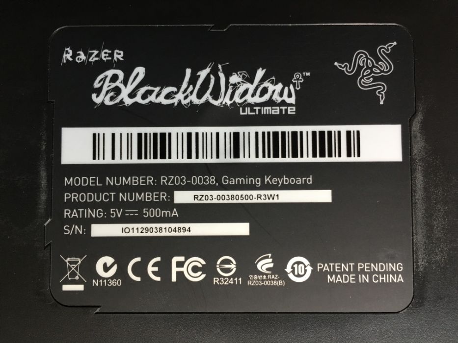 Razer Blackwidow Ultimate механична клавиатура