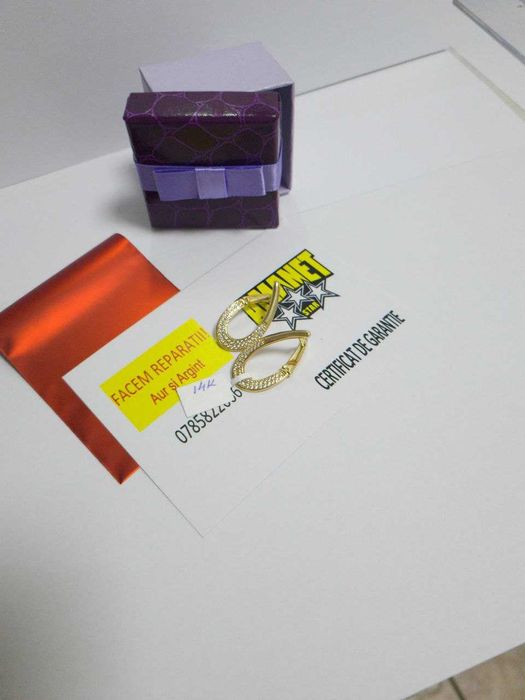 Cercei 4.69gr 14k (m2)staramanet