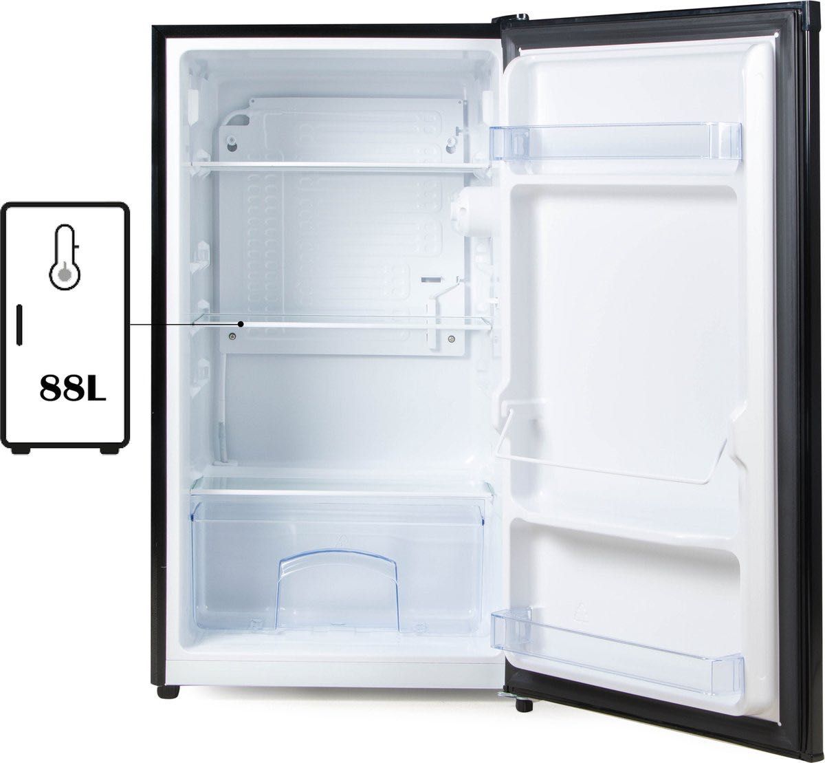 Хладилник PRIMO PR121FR 88 л. черен