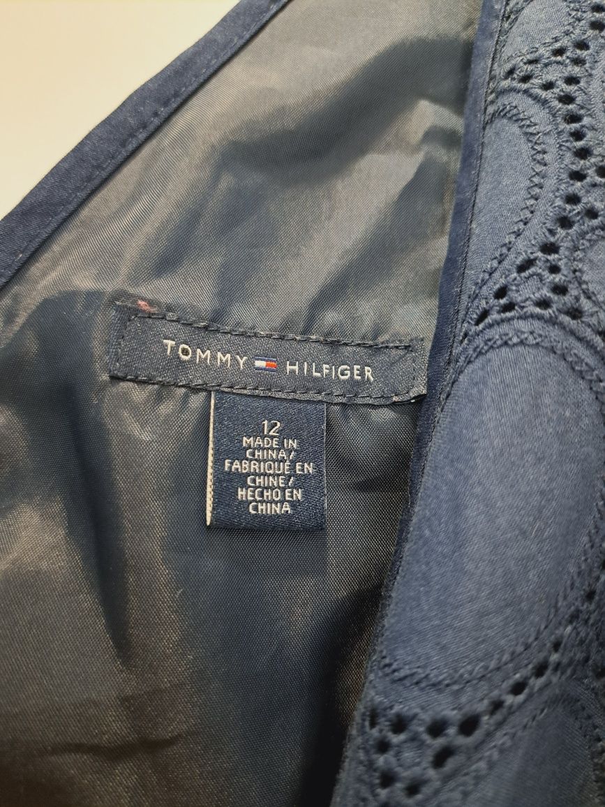Tommy Hilfiger рокля памучна бродерия р-р Л