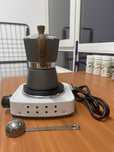 Set cafetier cu aragaz electric