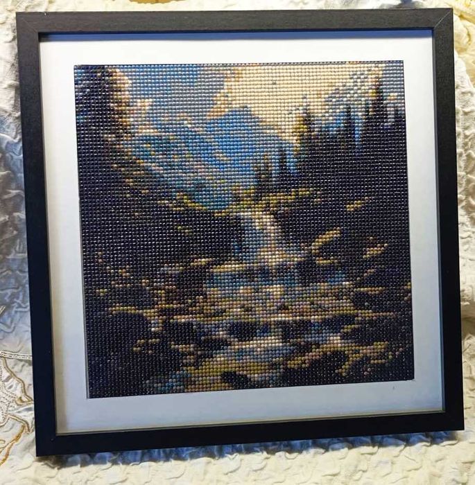 Cascada - Goblen cu diamante