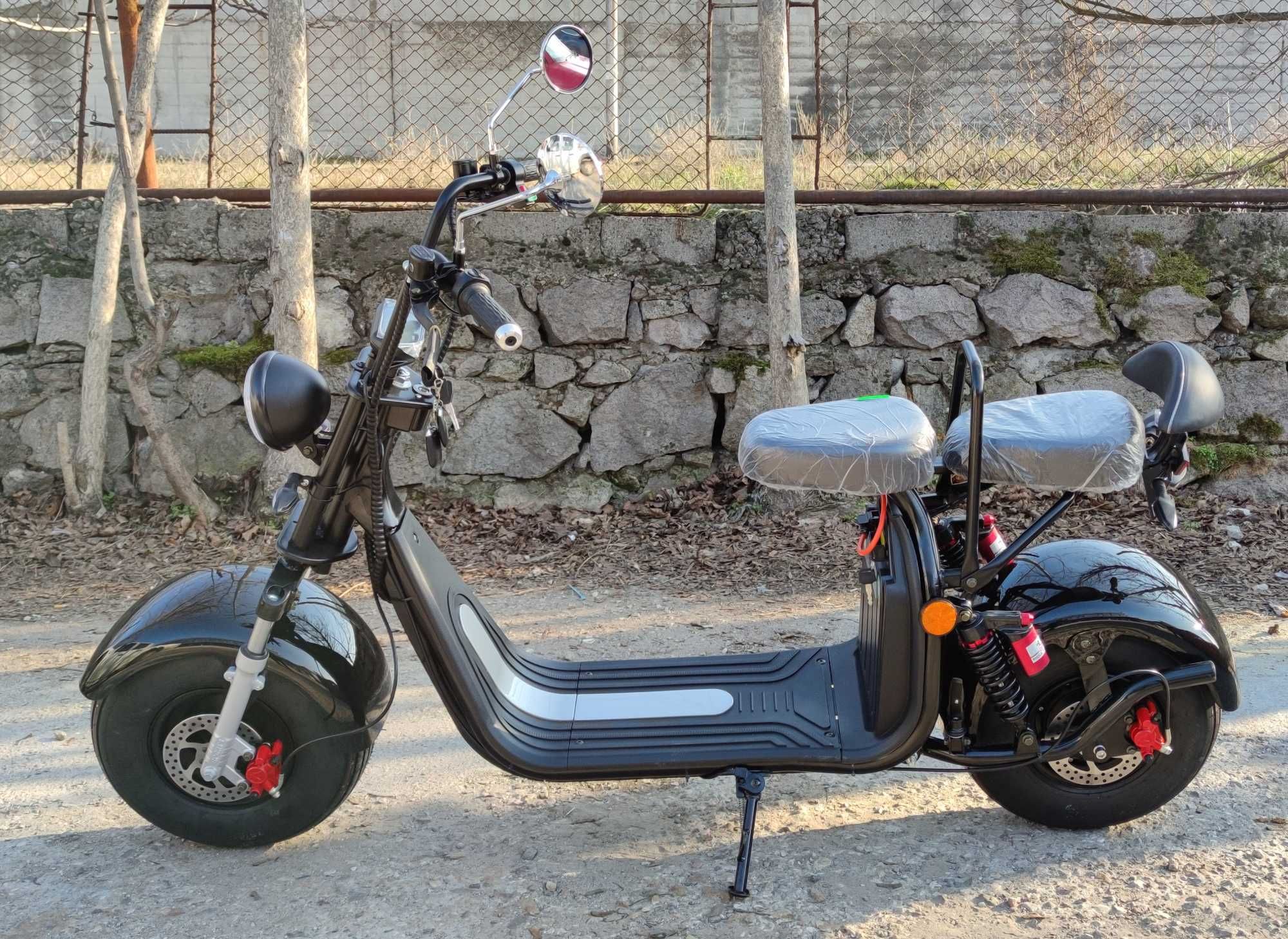 Електрически скутер Чопър EcoWay Big City Harley HR2-2 2000W