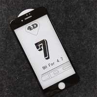 Full glue 4D стъклен протектор IPhone 6, 6S, 6 Plus, 7, 7 Plus, 8, 8+