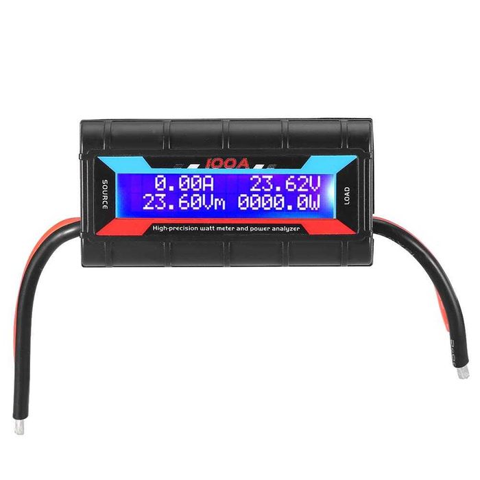 Wattmetru RC digital Voltmetru Ampermetru DC 6-60V 100A