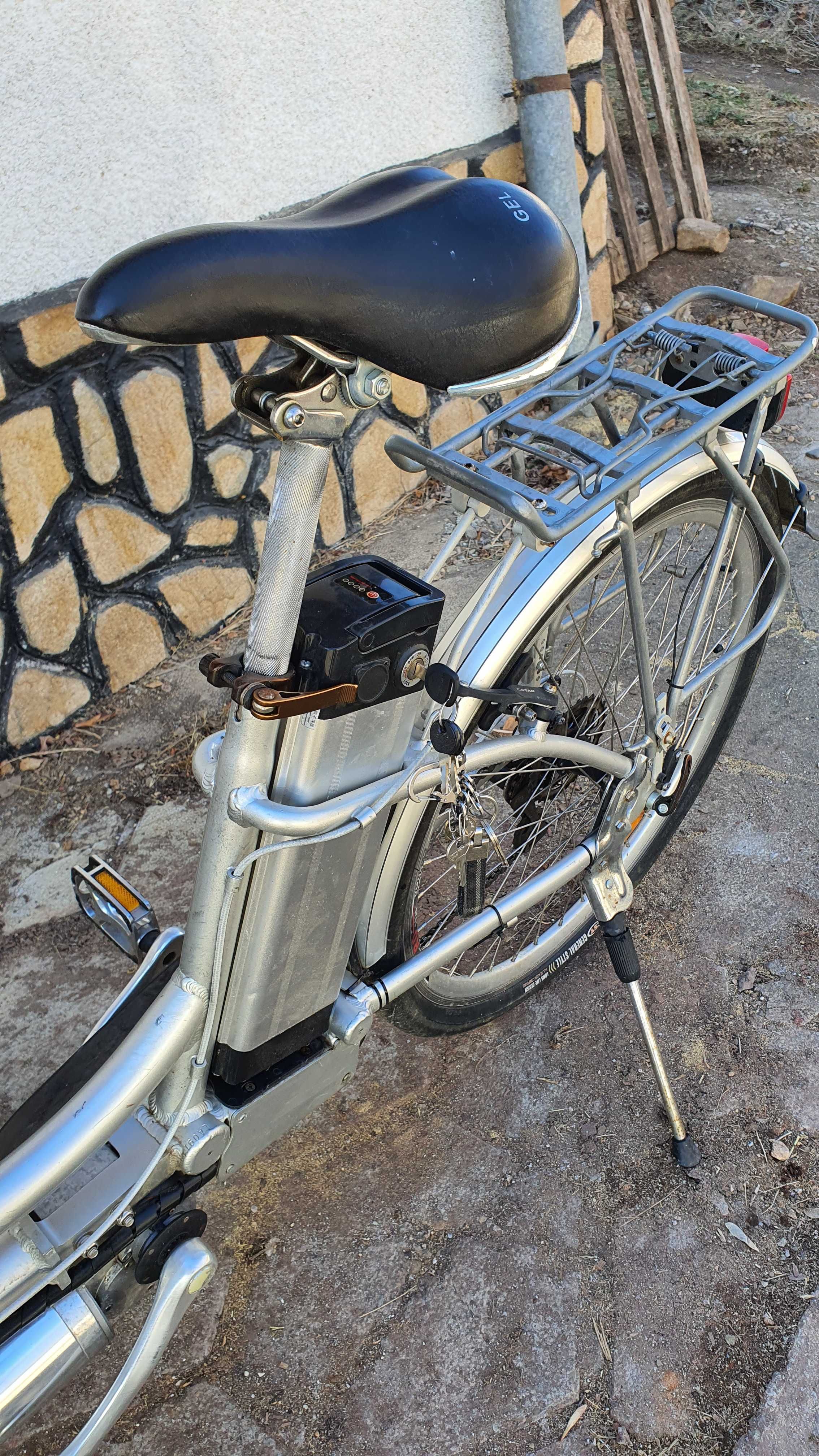 Здравейте продамам Електрическо колело немско алуминиево