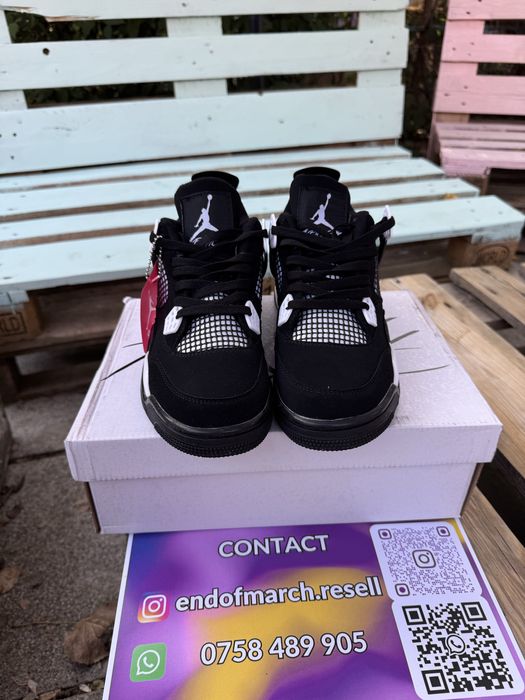 Nike Jordan 4 White Thunder (marimi:38,39,41,42,43,45)