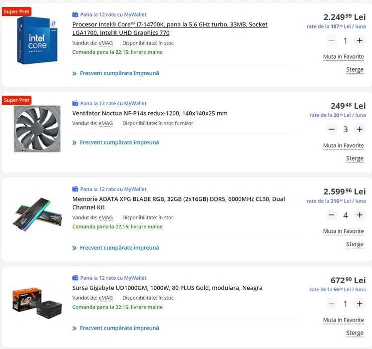 PC ULTRA GAMING - i7 14700k - 128GB DDR5 - Radeon RX 7900 16GB