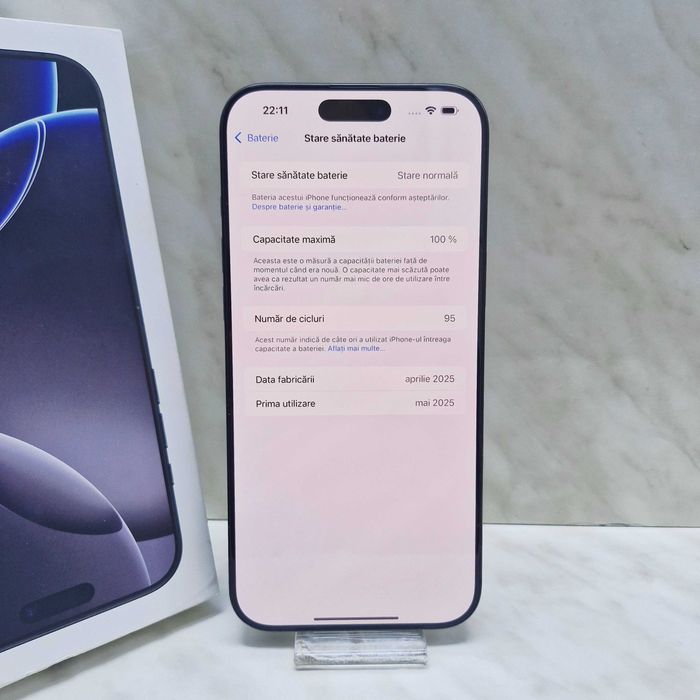 iPhone 16 Pro Max 256GB Garantie 100% Baterie Zeus Amanet Militari