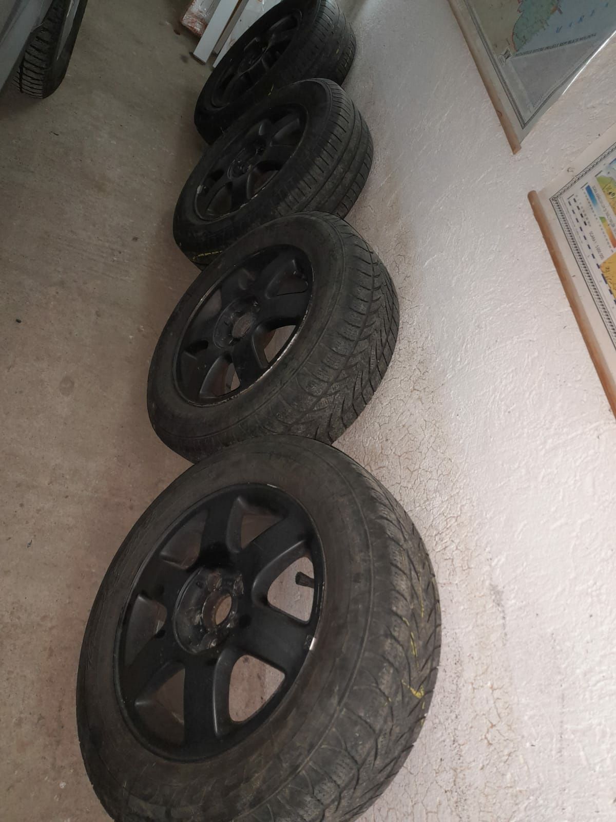 Jante 5x100 r15 cu cauciucuri