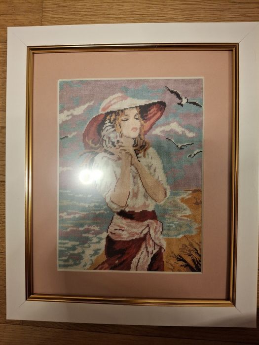 Vând goblen cusut "Jessica"