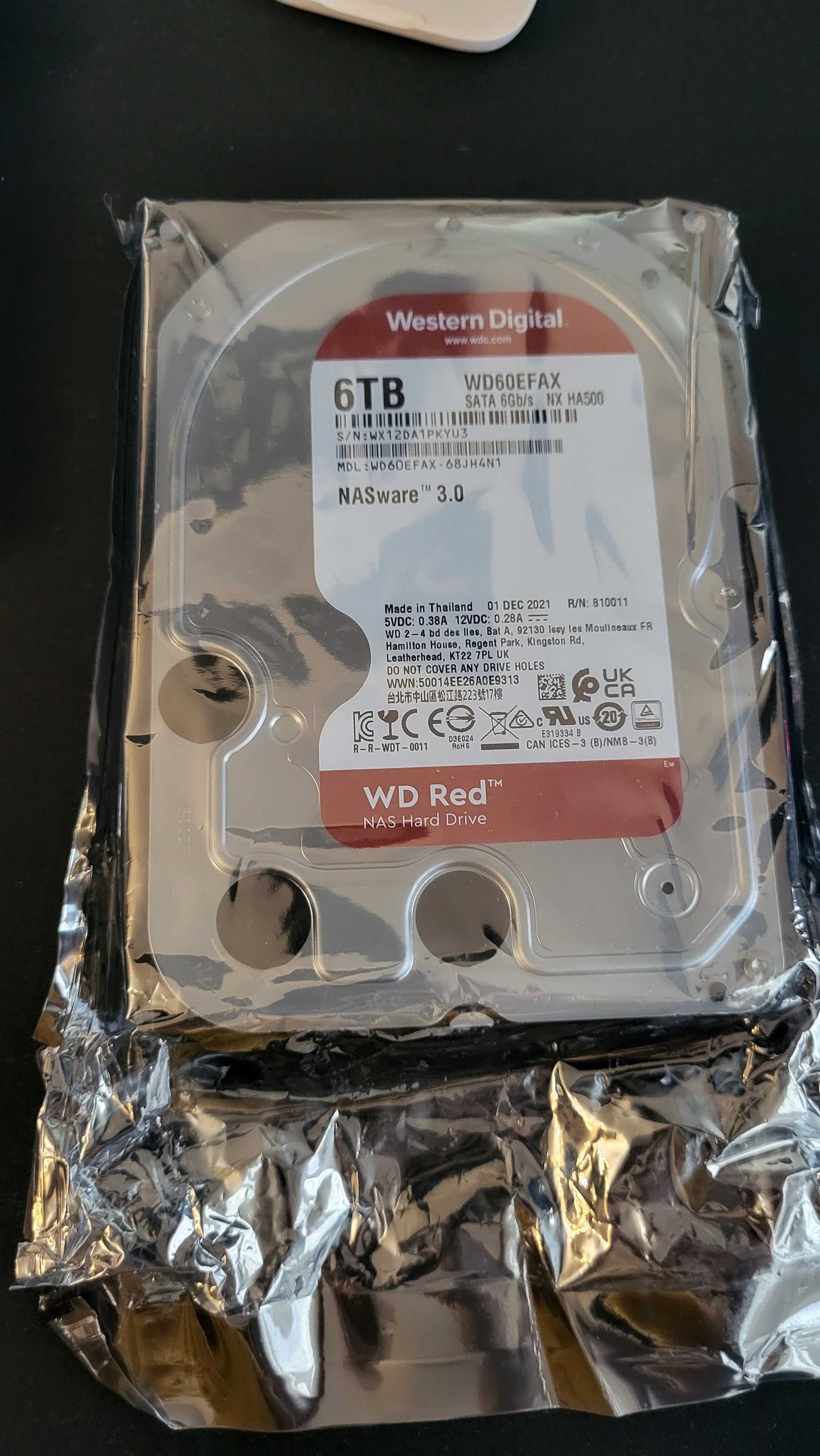 Hard Disk Western Digital Red NAS 6TB - Nou, sigilat, garantie