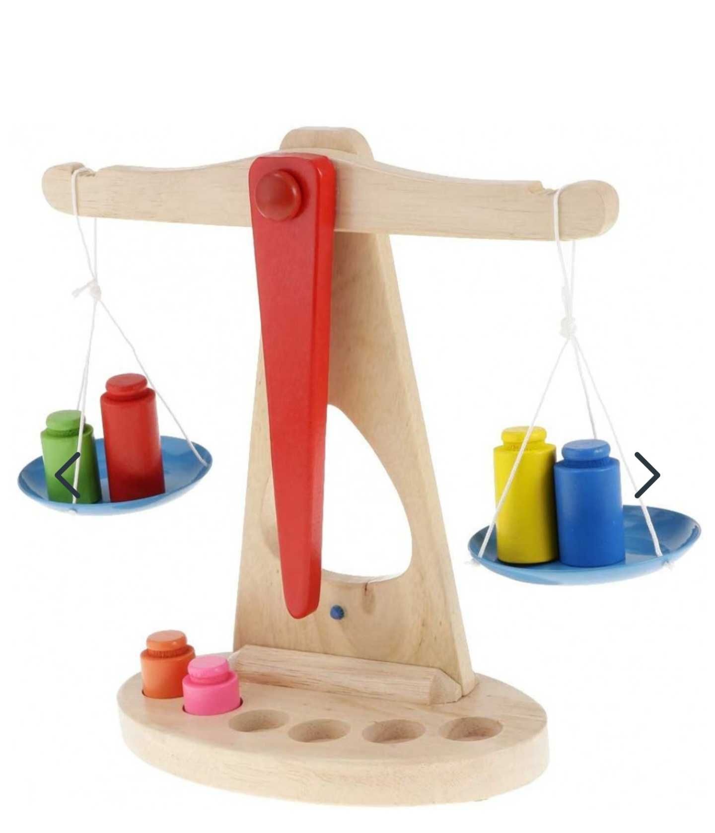 Balanta Montessori din lemn