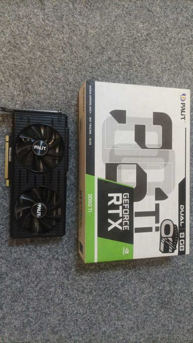 Продается видеокарта Palit RTX 3060Ti в отличном состоянии