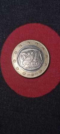 Гръцко 1 евро с буквата S