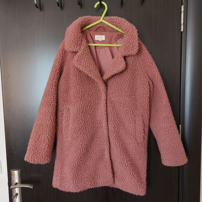 Розово палто 140см