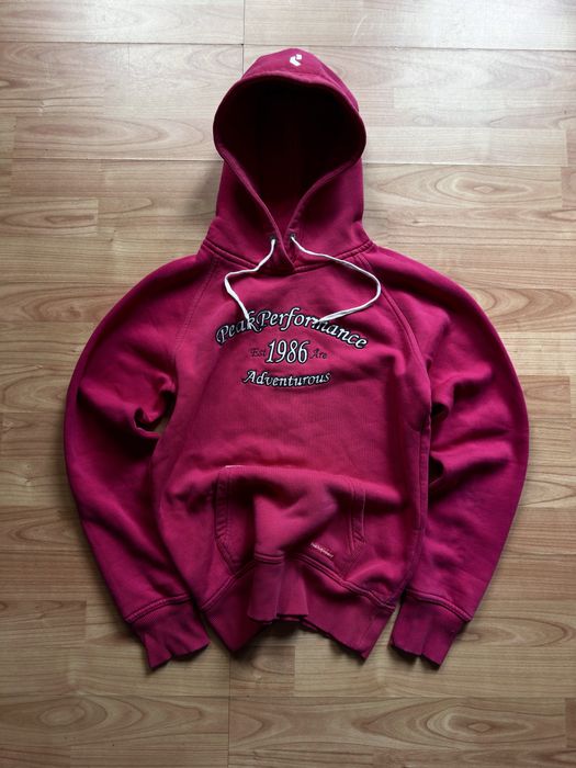 Hanorac pullover hoodie bluza sweater Peak Performance women's pink