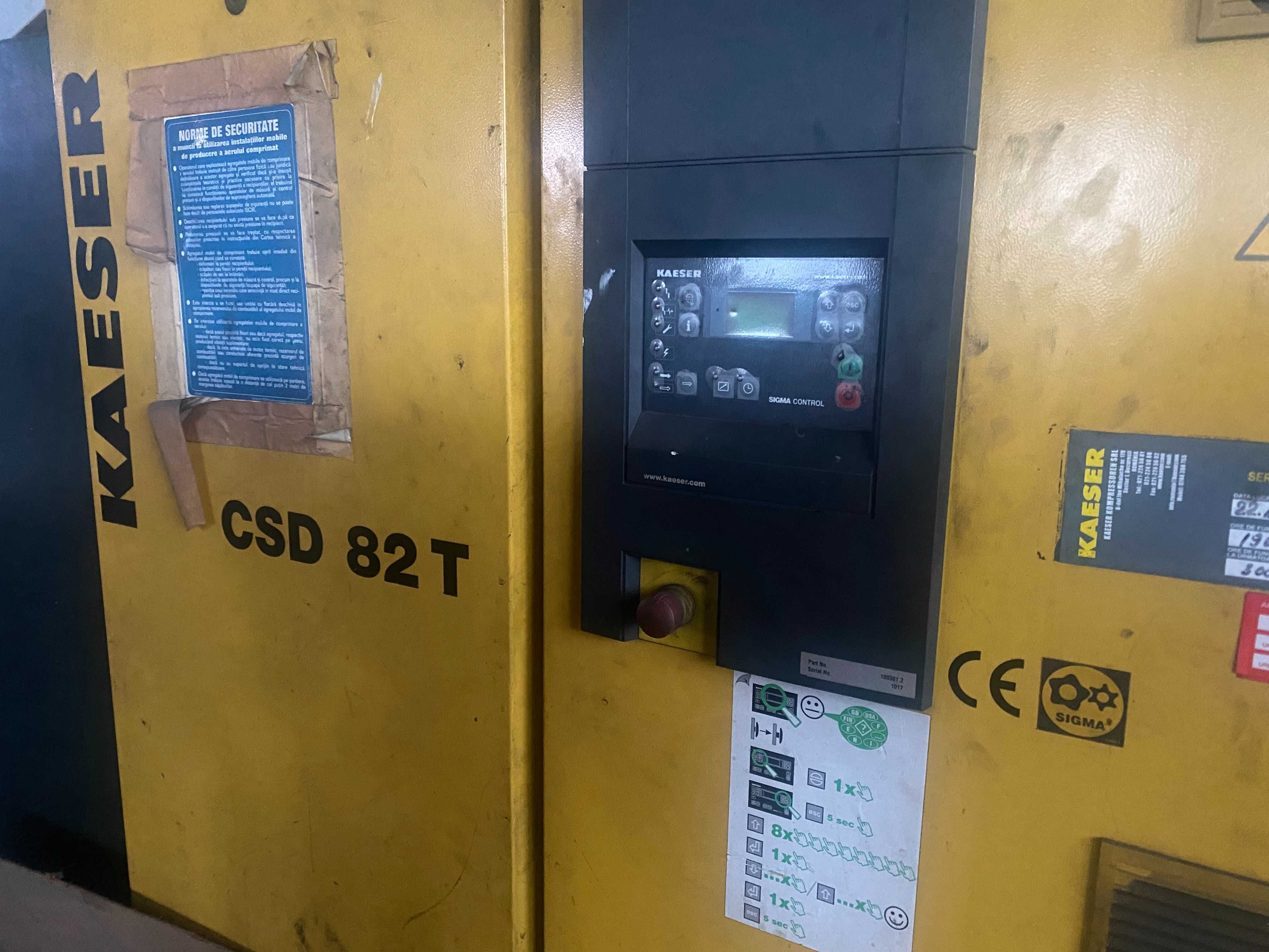 Compresor aer tip Kaeser 82T