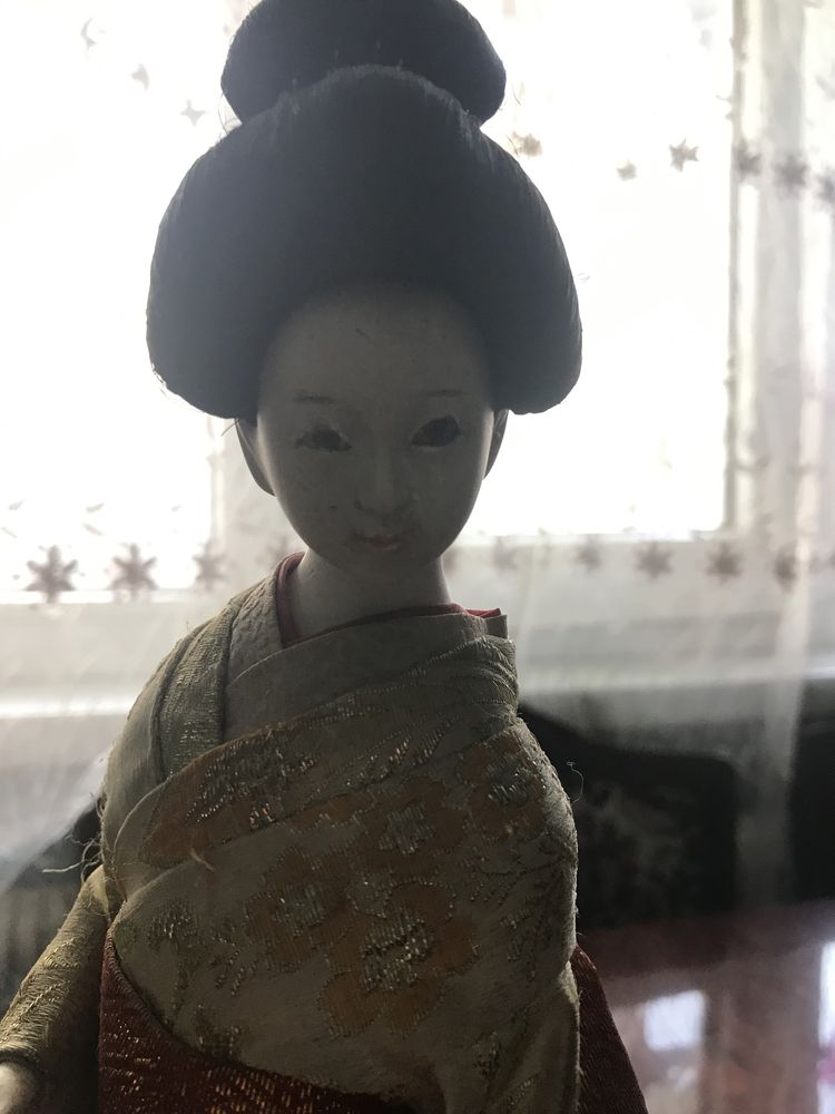 Кукла фарфоровая Японская ретро винтаж