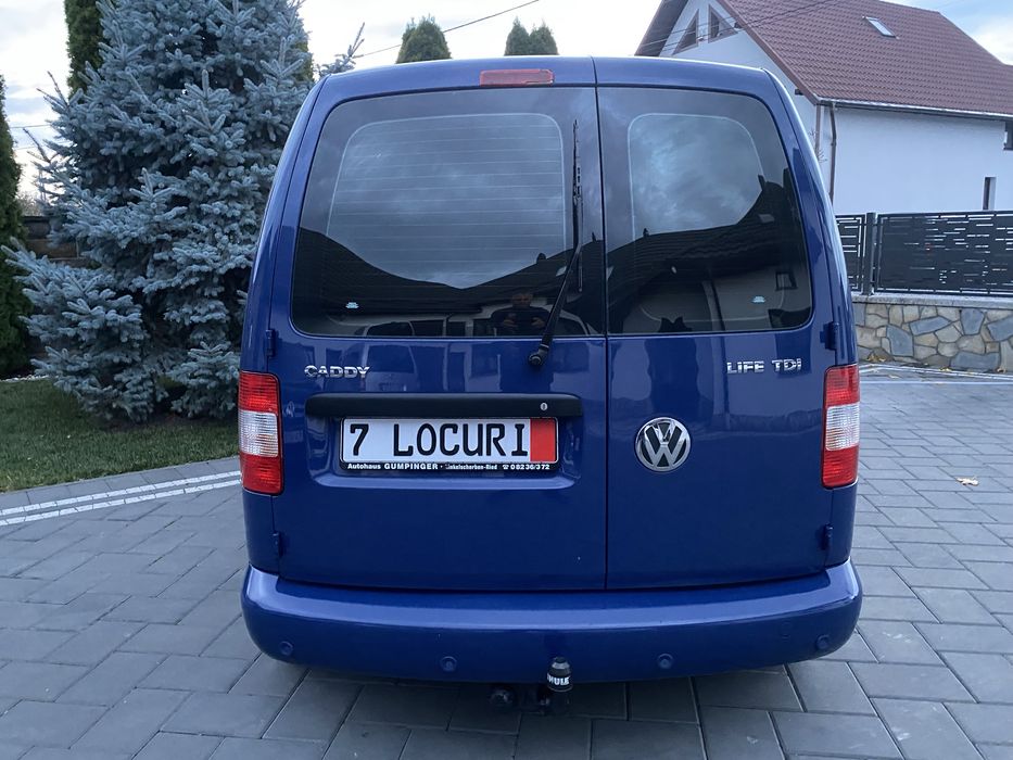 VW Caddy ~1,9- Tdi~105~CP~ BLS~ 7 Locuri- ‼️2 usi la Spate