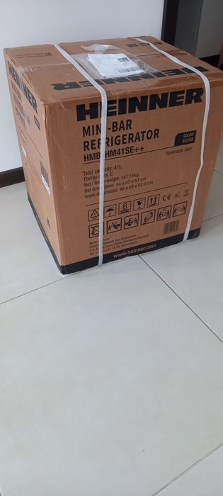 Frigider mini bar Heiner HMB-HM41SE++ ,41L,argintiu