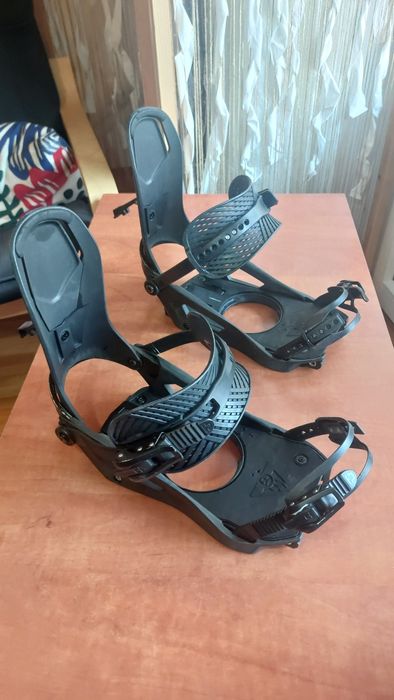 Legaturi splitboard & snowboard Union Charger Black L & Coral S