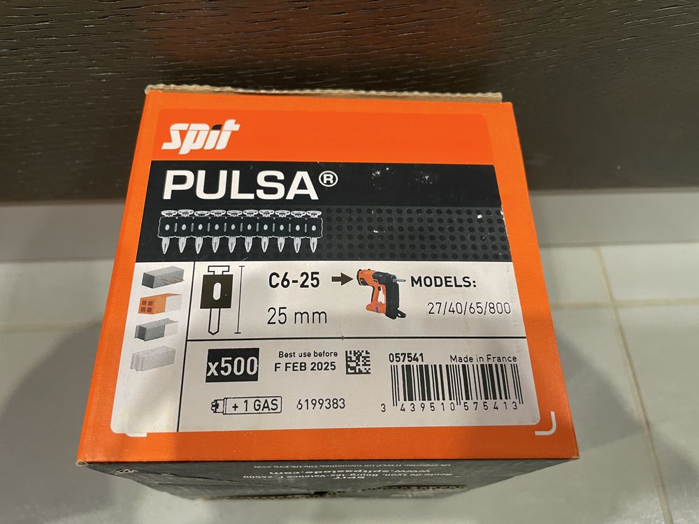 Питони за Хилти и Spit Pulsa-27 mm и 25 mm