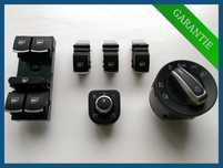 Set butoane geamuri + bloc lumini crom calitate VW Passat B6 B7 CC
