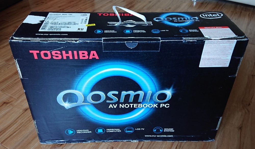Ноут/TV Toshiba Qosmio G30-195 2Gb 2x160Gb c нерабочим блоком питания