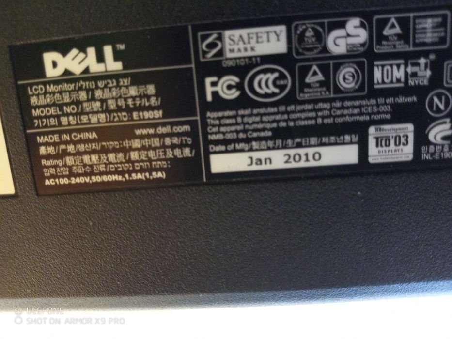 Monitor LCD 19 Dell